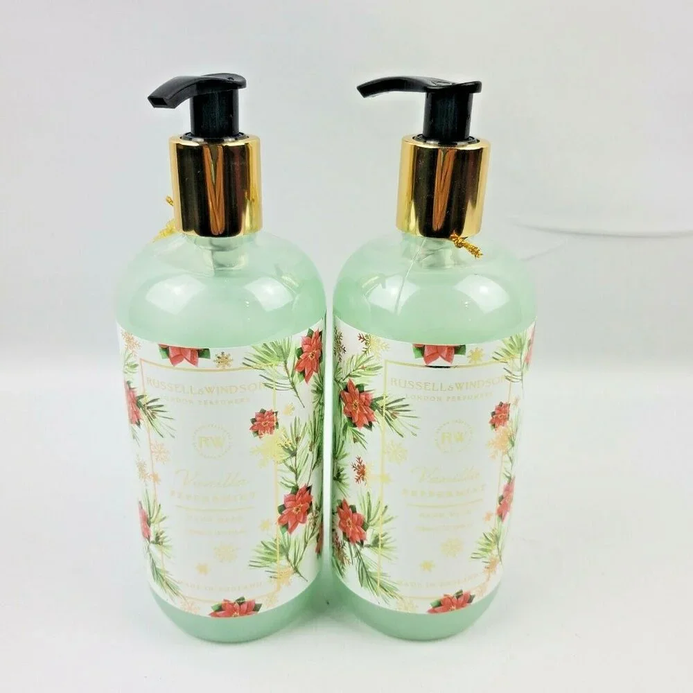 2X Russell & Windsor Vanilla Peppermint Hand Wash 16.9oz Each